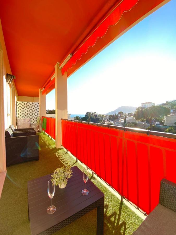 Charmant 2 Pieces Vue Sur Mer Et Monte-Carlo A Roquebrune Cap Martin 外观 照片